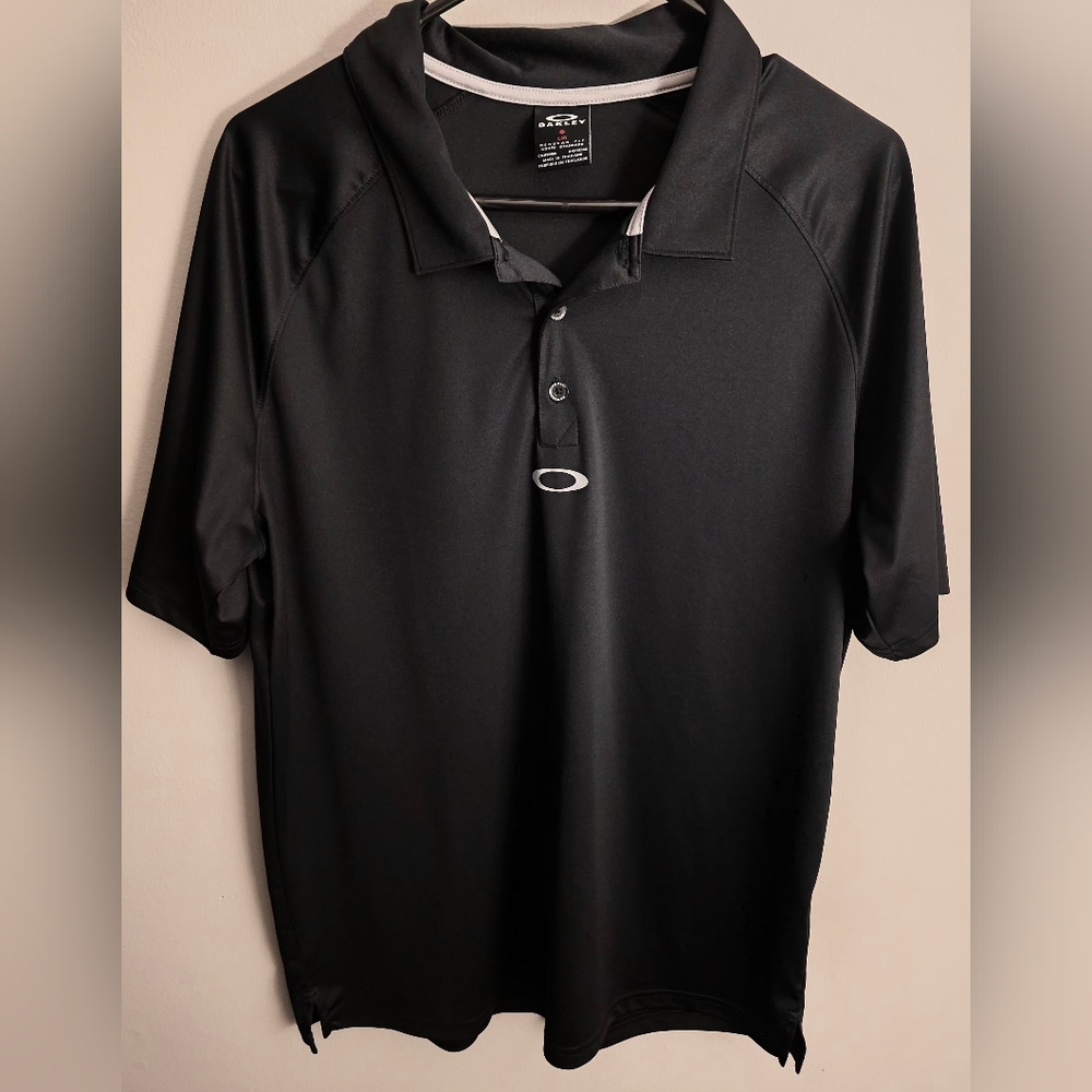 Oakley Men's Black Performance Polo Shirt